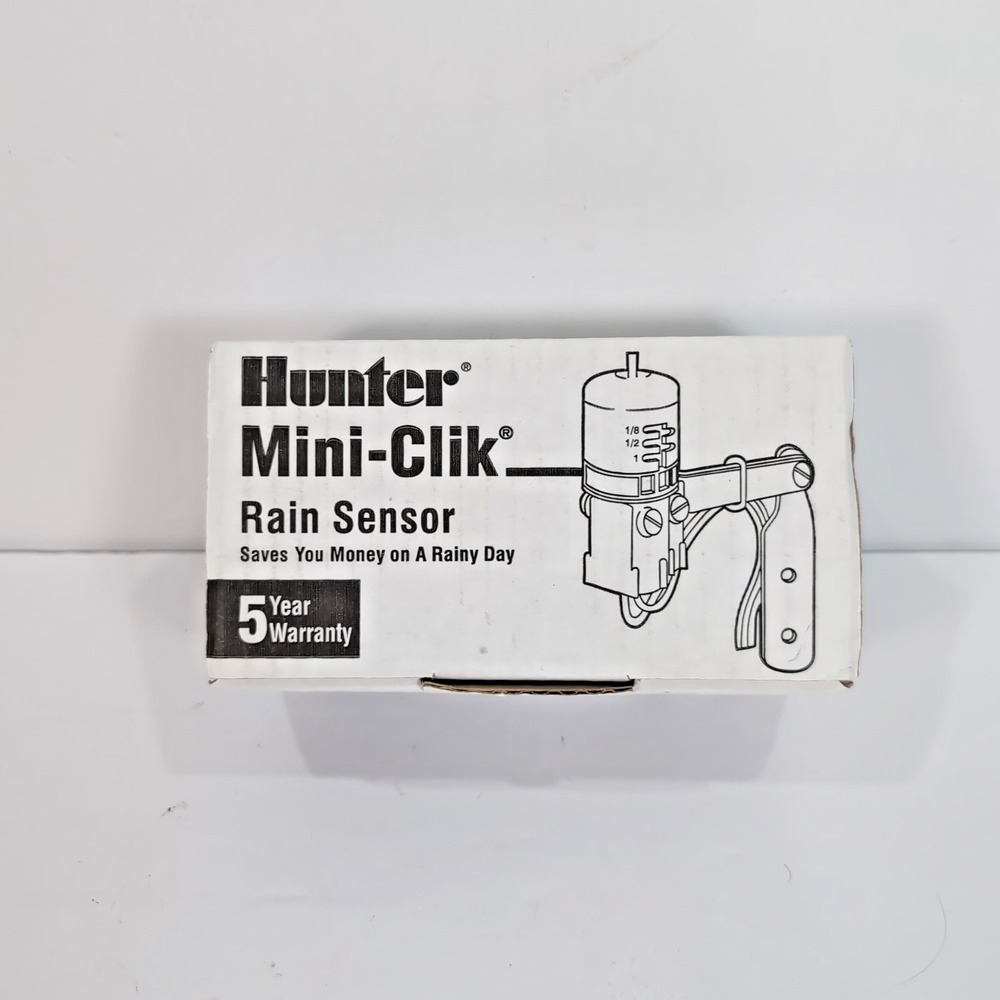 Hunter Mini Click Rain Sensor Irrigation System Shutoff New